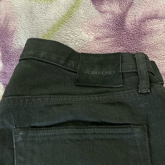 Tom Ford Black Stretch Straight Fit Denim - Picture 8 of 14